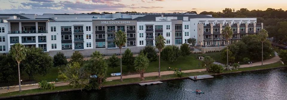 AMLI South Shore apartment building